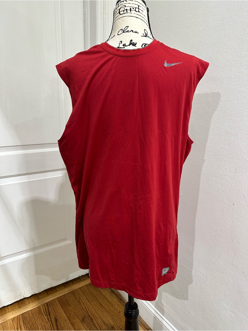 Nike Men’s Red Performance Sleeveless Training Tank